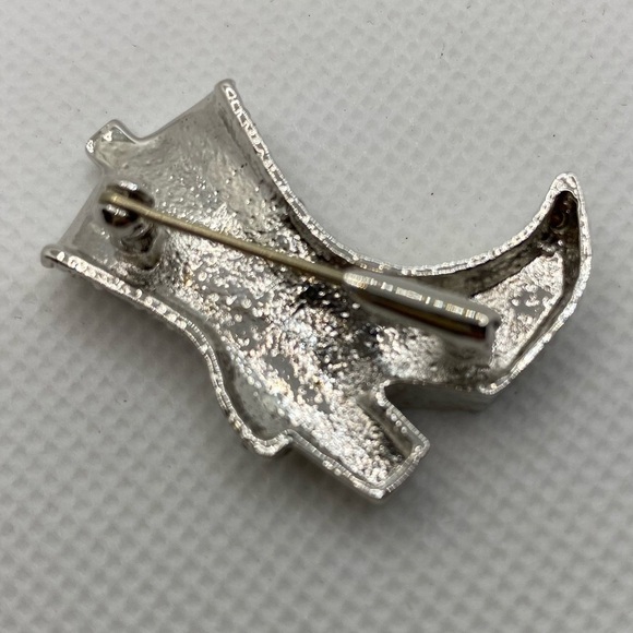 Vintage Swarovski Crystal Line Dancer Cowboy Boot Cowgirl Western Pin Brooch VTG - Picture 9 of 11